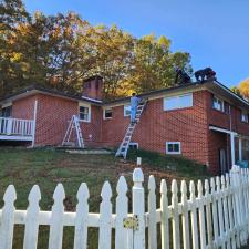 Residence-Roofing-Restoration-Transforms-Home-with-Dark-Bronze-Gutters-and-Gutter-Guards-in-Erwin-TN 10